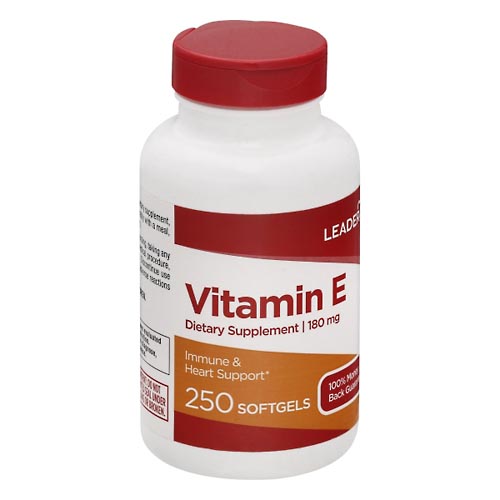 Image for Leader Vitamin E, 180 mg, Softgels,250ea from CANNON SEDGEFIELD